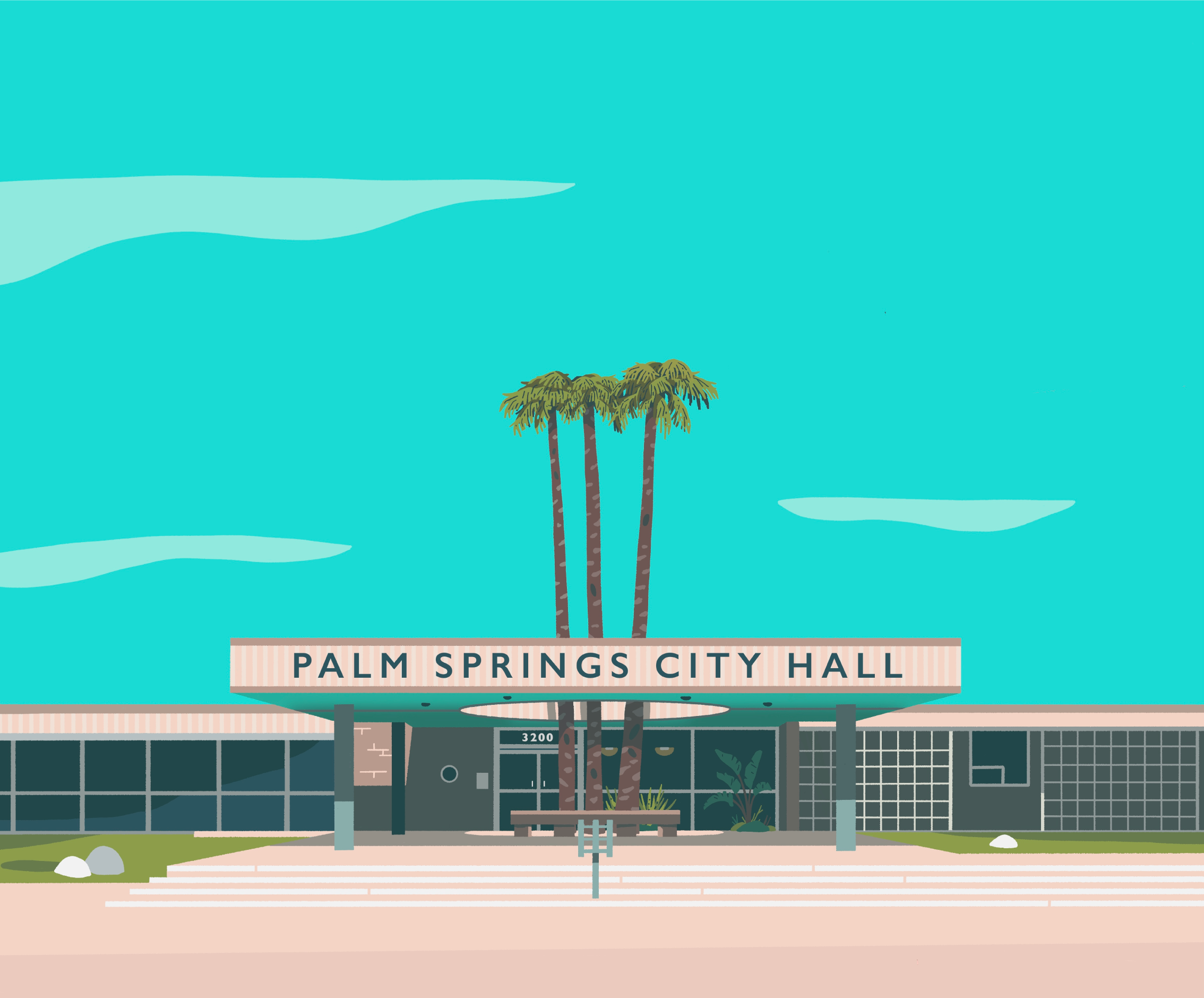 Palm-Springs-City-Hall